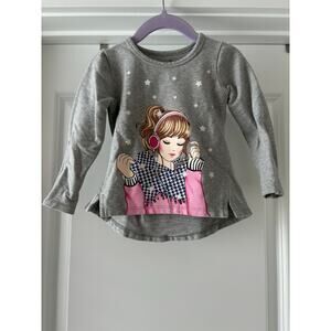 Baby Girls Hipster Fun Winter Pullover Sweater Size 1 (12-18 months)